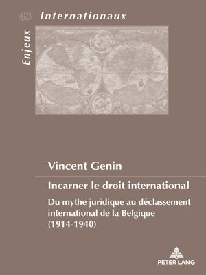 cover image of Incarner le droit international